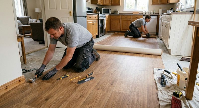 Linoleum Flooring Replacement in Evergreen, CO
