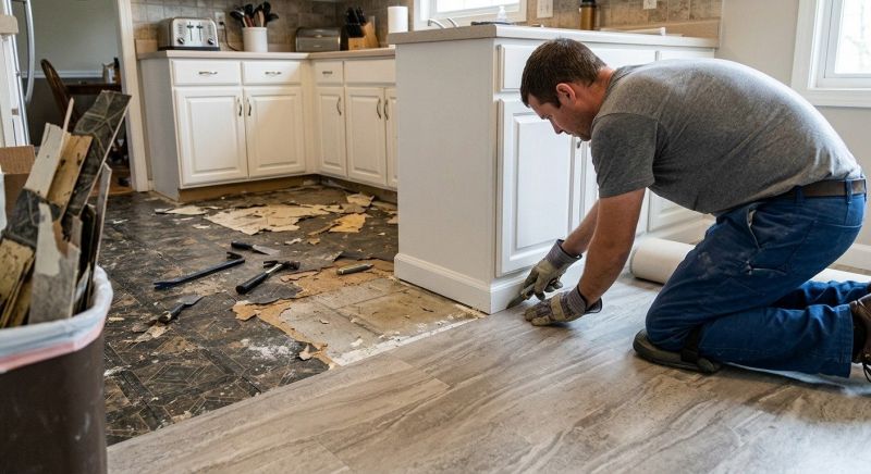 Linoleum Flooring Replacement in Evergreen, CO