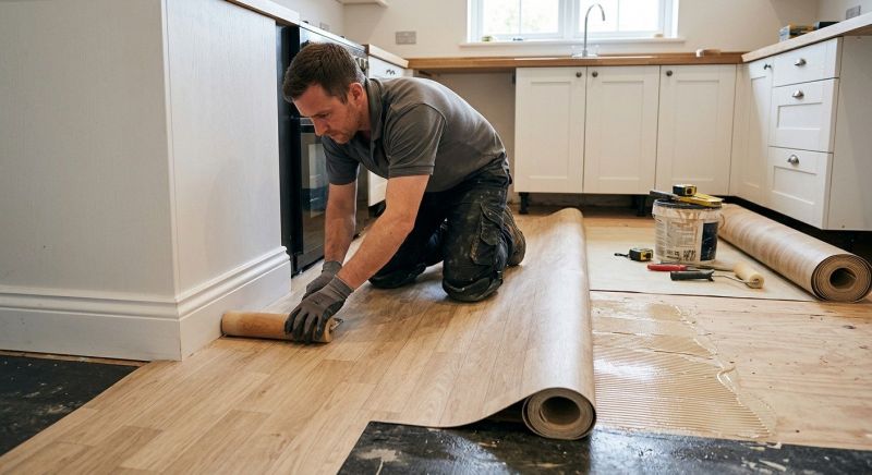 Sheet Linoleum Installation in Douglas County, CO