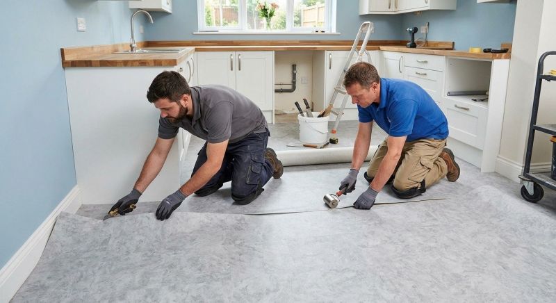 Sheet Linoleum Installation in Evergreen, CO