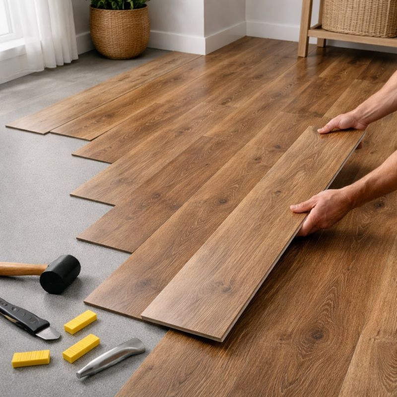 Vinyl Plank Floor Installation in Evergreen, CO