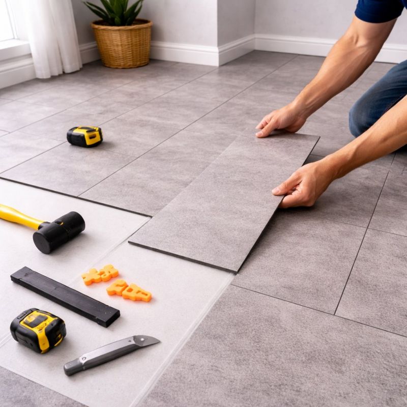 Vinyl Tile Installation in Evergreen, CO